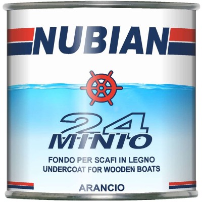 Minio24 Nubian Litri 2,5 Fondo Per scafi in Legno Colore Arancio
