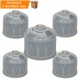 Multipack 5 Pz Cartucce Valvolate Butano Propano 230 Grammi Per Fornelli Campeggio Cottura Catering
