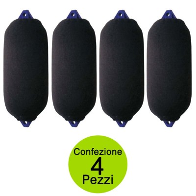 Multipack Pezzi 4 Copriparabordi Nero F2 Materiale Acrilico Elasticizzato 