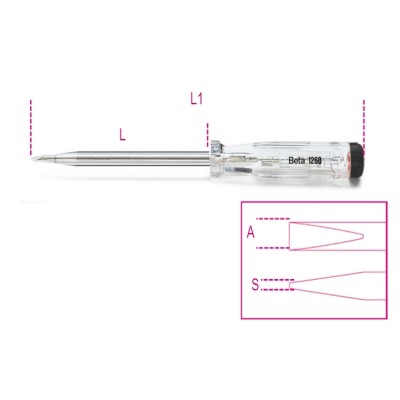 Giraviti Beta 1253 Cercafase 150/250V da 100 Millimetri