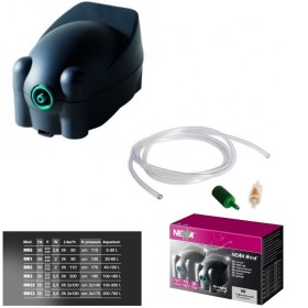 Aeratore per Acquari NEWA Wind 1 + Kit Aerazione da 20-60 liti
