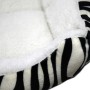 Pet Italy Cuccia per Animali Zebrata L 54 x P 44 x H 12 cm