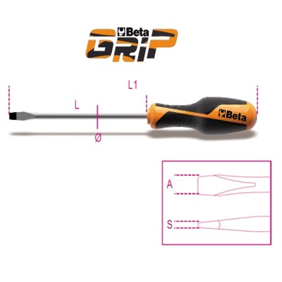 GIRAVITE PER VITI A TESTA LAMA PIATTA BETAGRIP 4X125 BETA