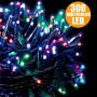 CATENA LUCI A LED LUMINOSA NATALIZIA 28,5 METRI 300 LED MULT