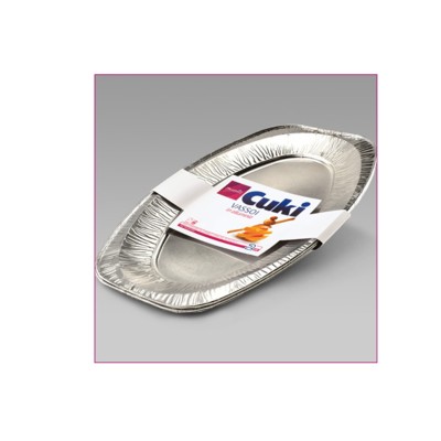 CUKI Vassoi in alluminio V2  10 Pezzi linea professionale