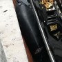 Parabordo Nero Gonfiabile Cilindrico Rinforzato mm 120 x 450 Con Doppio Anello
