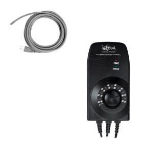 Cavo Riscaldante Tenuta Stagna 25W  5 Mt con Termostato con Sonda kit