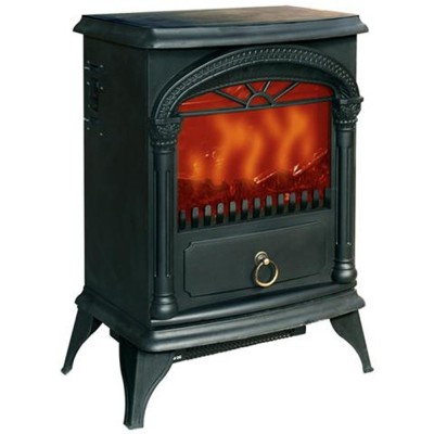 Elettrostufa ambiente Santorini 900-1800 Watt con effetto fuoco vivo