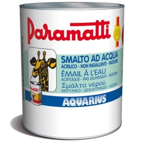 AQUARIUS SMALTO AD ACQUA LUCIDO BIANCO ML 750 PARAMATTI