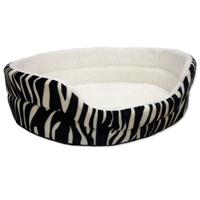 Cesta per Animali Zebrata Lunghezza 54 x Profondità 44 x H 12 cm