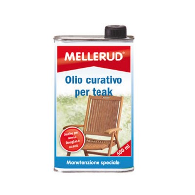 OLIO CURATIVO PER TEAK 500 ML MELLERUD