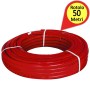Tubo multistrato Diametro 16 x 2,0 mm in rotolo da 50 metri con guaina Rossa