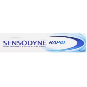 Dentifricio Sensodyne Rapid con Fluoro Confezione da 75 Millilitri