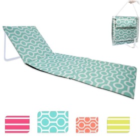 Pro Beach Lettino Mare con Schienale 160x54 cm - Green Design