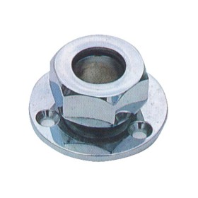 Passacavo stagno in ottone cromato per cavo da 8 mm TREM