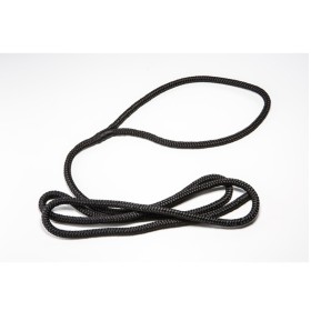 CIMA IN POLIESTERE CON OCCHIELLO PER FISSAGGIO PARABORDI DIAMETRO 8 MM 1,50 METRI BIANCA NAUTICA