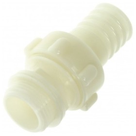 Raccordo portagomma in nylon a 3 vie diritto mm 30x1"