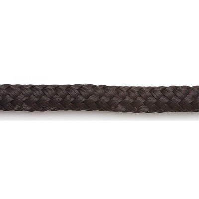 DOPPIA TRECCIA SPECIAL TREM IN POLIPROPILENE STABILIZZATO NERA 5 MM 200 METRI NAUTICA