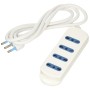 MULTIPRESA 4 USCITE BIVALENTI 10 16A+T CAVO METRI 1,5