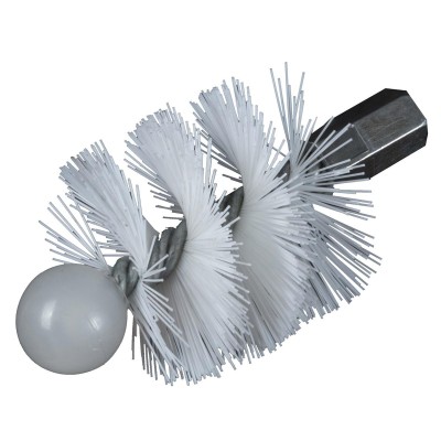 SCOVOLO IN NYLON ROTONDO DIAMETRO MM 80 CON FILETTO