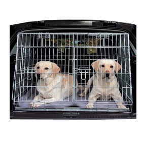 Gabbia da Trasporto Doppia 93 x 79 x (h) 68 cm