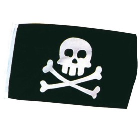 BANDIERA PIRATA CM 30X45 PER BARCA GOMMONE IMBARCAZIONE