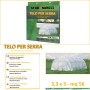 Telo Professionale per Serra York 3x3 metri (mq telo 56 spessore 0,2 mm)