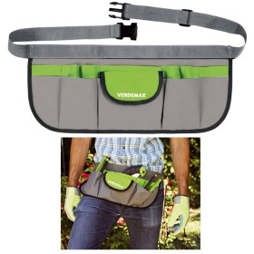 Marsupio per Piccoli Attrezzi e Forbici Giardinaggio in Poliestere con Tasche e Cintura
