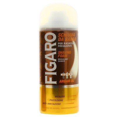 Schiuma da Barba Figaro con Olio di Argan Confezione da 400 Millilitri