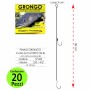 Multipack 20 Pezzi Finale Terminale Grongo Per La pesca Pesce Serra Ricciole