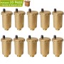 Multipack 10 Pezzi Valvole di Scarico Aria Automatica Misura 3/8 In Ottone Toy