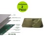 Multipack 2 pz Telo Occhiellato Pesante PVC 280 gr/mq dimensioni metri 5x6