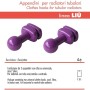 Pika' 2 Appendini per Radiatori LIU' SFERA Colore Fucsia