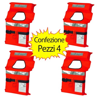 GIUBBOTTO DI SALVATAGGIO 150 N SAMOA STOLA CONFEZIONE PEZZI 4