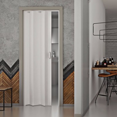 Porta a Soffietto Monica Bianca In Kit Cm H 214 x L 83