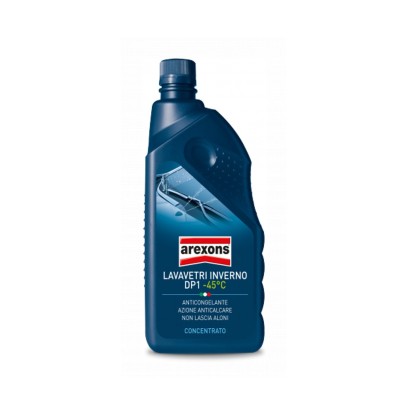 Multipack da 6 Arexons Lavavetri Inverno DP1 -45 Gradi C Anticongelante Concentrato da 250 Millilitri Ciascuno