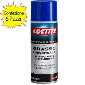 Grasso Universale Confezione da 6 Pezzi al bisilfuro molibdeno 400ml