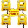 Giubbotti di salvataggio autogonfiabili kit 4 pezzi 150 N AIR BAG SMART