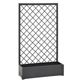 Fioriera in metallo con traliccio per terrazzo giardino balcone Verdemax