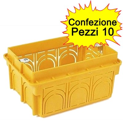 CONTENITORE 3 POSTI SCATOLA DI DERIVAZIONE TIPO MAGIC 503 PEZZI 10