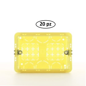 Mulipack 20 CONTENITORI 3 POSTI SCATOLA DI DERIVAZIONE TIPO MAGIC 503