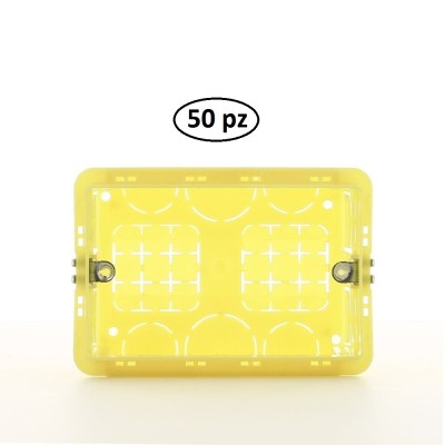 Mulipack 50 CONTENITORI 3 POSTI SCATOLA DI DERIVAZIONE TIPO MAGIC 503