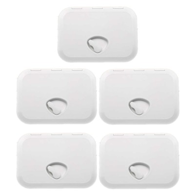 Sportelli Calpestabili Fori Coperti Impermeabile mm 270x375 Bianchi Multipack 5 Pezzi