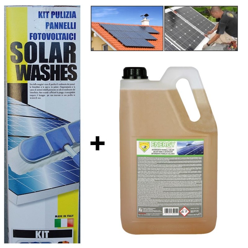 Kit Solar-Wash Pulizia pannelli Solari
