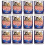 Multipack di 12 Barattoli Migliorgatto Bocconcini con Salmone da 405 Grammi Ciascuno