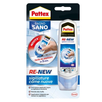 Pattex Bagno Sano Re-New per Sigillature come Nuove 100 ml