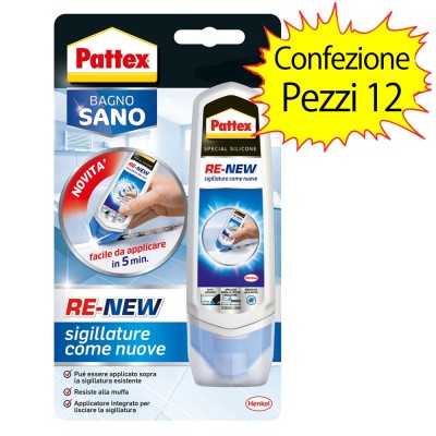 Pattex Bagno Sano Re-New Confezione da 12 Pacchi da 100 ml Ciascuno
