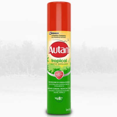 Multipack da 5 Spray Autan Tropical Azione fino a 8 Ore 100 Milliliter Ciascuno