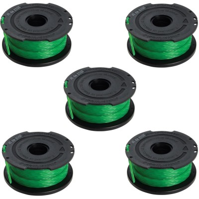 Multipack da 5 Rocchetti a Filo Nylon A6482-XJ da 10 Metri Black+Decker