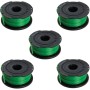 Multipack da 5 Rocchetti a Filo Nylon A6482-XJ da 10 Metri Black+Decker